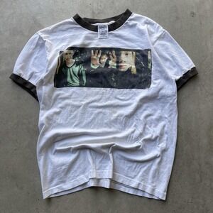 Vintage Hanson Band T Shirt Ringer Tee 90s Wild Oats USA Mens L MMMBop Pop
